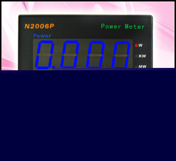 New intelligent triple digital single phase power meter