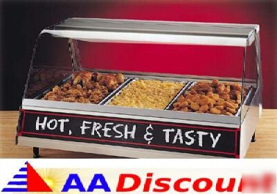 New nemco european countertop heated display case 6430