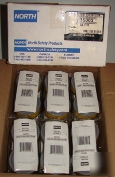 New north N7500-3 N75003 cartridge respirator 36 pair 