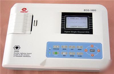 New single 1-channel ecg machine electrocardiograph