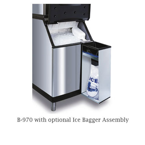 Manitowoc b-970 ice storage bin, 710 lb. capacity for t