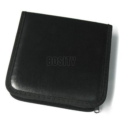 Black holding 40 cd dvd vcd storage carrying case