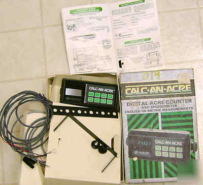 Calc-an-acre digital acre counter & field area worked