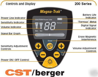 Cst/berger 19-202SC magnatrak 202 magnetic locator 