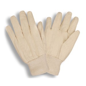 156 pair standard weight cotton canvas work glove - l