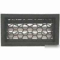 Auto replacement vent black, 8 x 16 x 3 3/4 315CBL