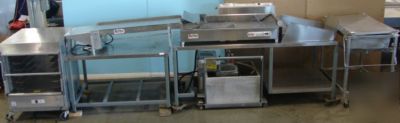 Belshaw mark vi donut robot donut processing line