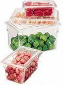 Cambro clear food box 18IN x 26IN x 6IN |6 ea| 18266CW