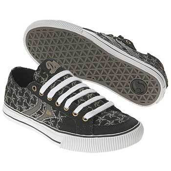 Dvs regency black canvas stars sz 5.5