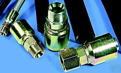 Hydraulic hose crimp fittings 1/2 id male npt-13PCS.