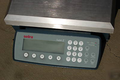 Setra super ii counting scale .001 x 65LB digital-guar 