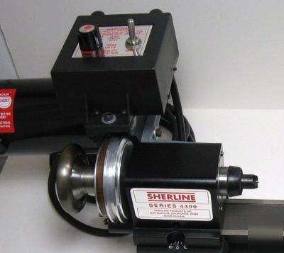Sherline 4400 (3.5X17) miniature lathe with accessories