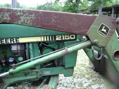 1986 john deere 2150 - 2104 orig hours & jd 175 loader