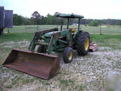 1986 john deere 2150 - 2104 orig hours & jd 175 loader