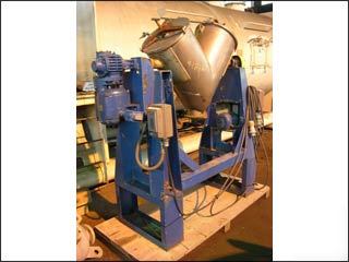 3 cu ft p-k twin shell blender, s/s, bar 