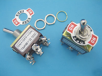 5 pcs heavy duty toggle switch dpdt 15A/20A on-off-on
