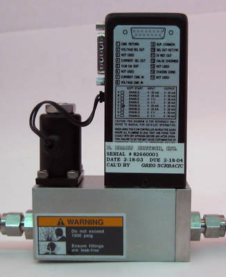 Brooks mass flow controller 5851I