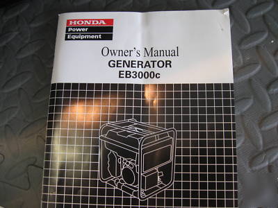 Honda generator EB3000C used one day only 