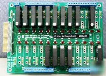 Potter & brumfield 2IOM24 board w/ qty: 15 oacm-5 modul