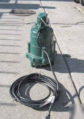 Pump sump effluent dewatering 0.5 hp zoeller N153-b