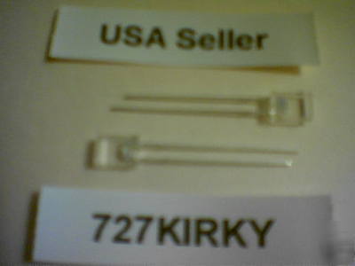 Rectangle led 2X5X7MM ultra bright white (2 pcs) wc