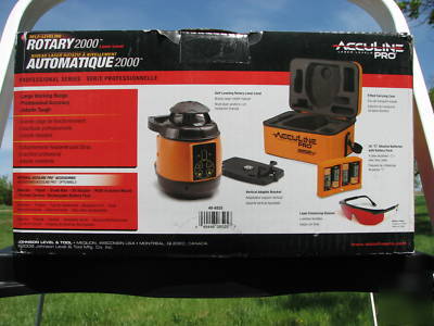 Rotary laser & detector acculine pro 40-6525 & 40-6700 