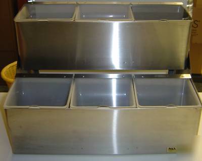 San jamar condiment tray / server 2 tier