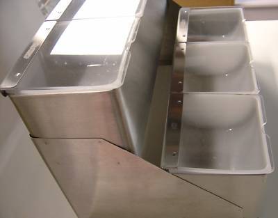 San jamar condiment tray / server 2 tier