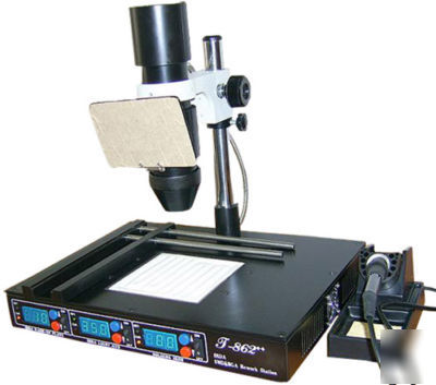 T862++ irda welder infrared smt&smd bga rework station