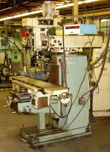 Tos, model fnk 25 vertical milling machine