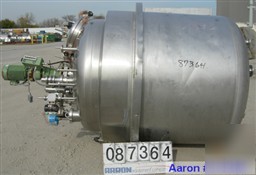 Used: hermann waldner reactor, 3000 liter (792 gallons)