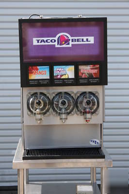 Fbd 3 flavor frozen beverage dispenser from taco bell