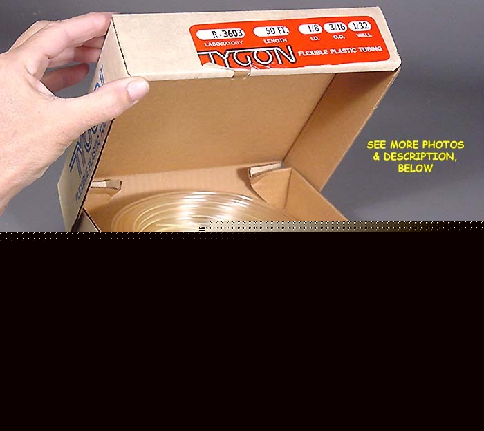  50' tygon lab chemical acid autoclave vacuum tubing