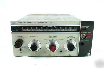 Agilent hp 8553B 0-110 mhz rf section for 140T, 141T.