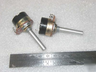 Alpha 10K ohm audio pots with switch - 2 pcs 