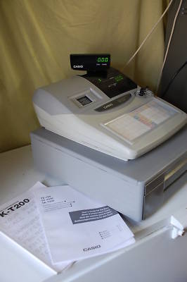 Casio cash register/ machine TKT200 epos tk-T200