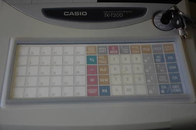 Casio cash register/ machine TKT200 epos tk-T200