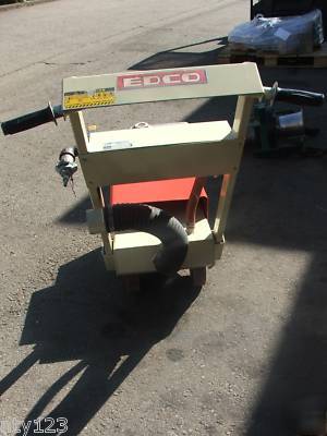 Edco resurface head air power chip deck scabbler CD5