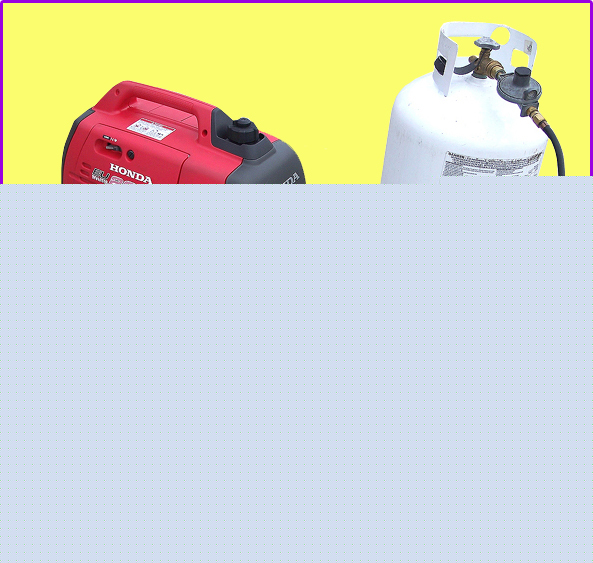 Honda EU2000I inverter generator w/ triple-fuel system 
