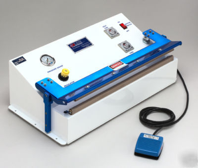 Industrial bag sealer, sealing machine, seals all films
