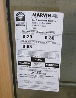 Marvin pebble gray integrity picture window low-e 22X32