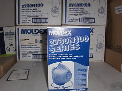 Moldex 2730 N100 respirator - 1 box of 5 ea
