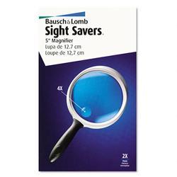 New 2X - 4X round handheld magnifier w/acrylic lens,...