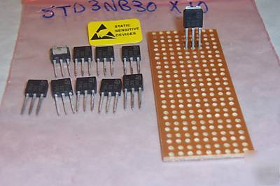 New STD3NB30 300V 3.2A 1.8OHM hv n channel mosfet's 