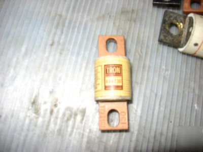 New - lot of 7 - tron KAA130 & shawmut rectifier fuses