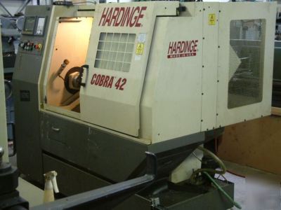 Nice hardinge cobra 42 cnc lathe fanuc 21T control 