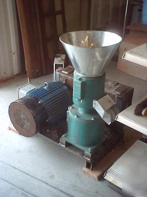 Pellet press wood & bio mass flat dy 20 hp motor