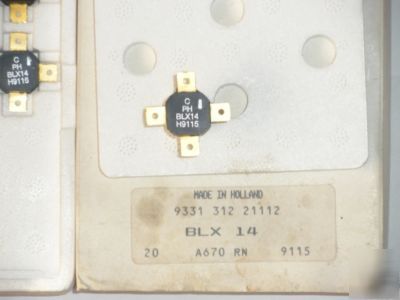 Philips blx-14 BLX14 si npn vhf power transistor - nos