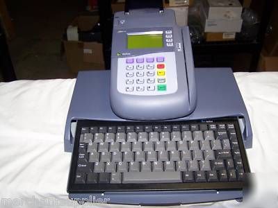 Verifone omni 3300 3MG terminal w/ keyboard 100 & SC542