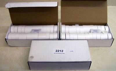 Lot of 78 rolls adhesive one-line pricing labels